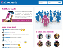 Tablet Screenshot of bizimkantin.com